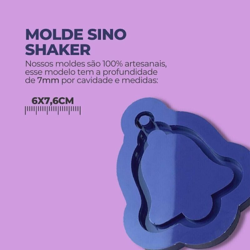 Molde de Silicone Para Resina Epóxi Sino Shaker - Image 2